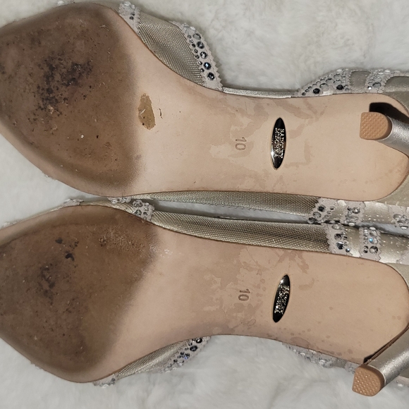 Badgley Mischka Marissa Ivory pumps size 10 - USED 1 TIME - Picture 7 of 9